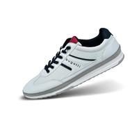 bugatti Man Men's Sporty Lace-Up Shoes, White Light Grey, 43 EU