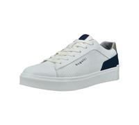 bugatti Man Men's Sporty Lace-Up Trainers, Offwhite Dark Blue 2141, 11 UK