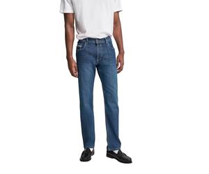 bugatti Men's 3910-26612 Pants, Blue, 38 W/34 L