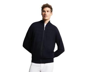 bugatti Men's 7600-55511a Cardigan Sweater, Marine-390, XL