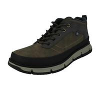 Bugatti Mens Bugatti Casual Lace Up Walking Style Ankle Boots 341-AC230-5050 - Taupe/Grey - UK 8