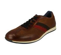 Bugatti Mens Bugatti Stylish Casual Lace Up Trainers 315-93904-4000 - Cognac - UK 10.5