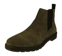 Bugatti Mens Bugatti Stylish Casual Pull On Ankle Boots 331-A5P31-1400 - Dark Green - UK 10.5