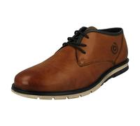 Bugatti Mens Bugatti Stylish Smart Casual Lace Up Shoes 333-97119-4000 - Cognac - UK 7.5