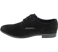 bugatti Men's Business Low Shoe Made Leather, Derby in Minimalist Design, Black 3, 13 UK