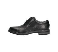 bugatti Men's Business shoe made of leather, classic derby with elastic band, Black, 12 UK