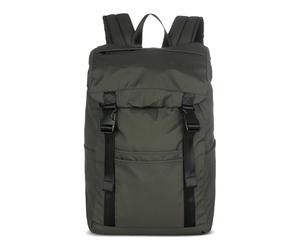 bugatti Men's Casual Backpack 15 Inch Lightweight Outdoor Daypack Rip-Stop Polyester, olive, L, Contemporary