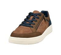 bugatti Men's Cleaner Capsole Zip Side Trainers, Cognac, 45 EU, Cognac, 11 UK