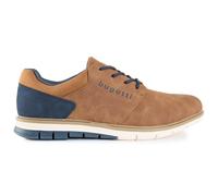 Bugatti Mens Comfort Logo Lace-Up Shoes Tan