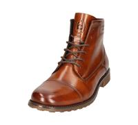 bugatti Men's Lace-up Boot with Zip in Business Look Fashion Boots, Cognac 6300, 11 UK