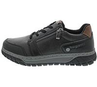 bugatti Men's Lace-Up Shoes 321-AU901, Black/Grey, 43, Black Grey, 9 UK