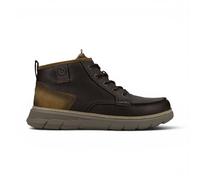 Bugatti Mens Leather Brown Lace-up Casual Ankle Boots - Pulau - Dark Brown - Size EU 46