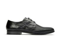 Bugatti Mens Logo Derby Lace-Up Shoes Black