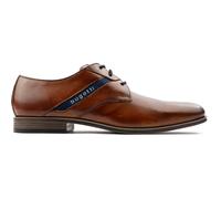 Bugatti Mens Logo Derby Shoes - Tan Leather - Size UK 11