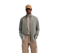 bugatti Men's Long Sleeve Button Down Collar Cotton Shirt, 150 cm, L