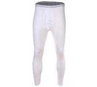 Bugatti Men's Long Underpants - Fine Rib, With Opening, Cotton, Solid Color