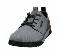 bugatti Men's Low-Top Trainers, Men's Low Shoes, Interchangeable Footbed, Gray, 43 EU