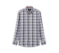 Bugatti Men's Modern Fit Checked Cotton Shirt with Button Down Collar