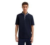 Bugatti Men's Modern Fit Cotton Polo Shirt with Stand Collar