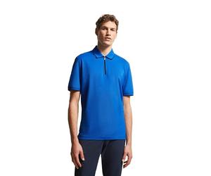 bugatti Men's Polo Shirt, 1:2 Sleeve, Blue-350, XL