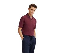bugatti Men's Polo Short Sleeve Modern Elegant Cotton Classic Comfortable Summer Casual, 980 Bordeaux, L