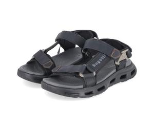 bugatti -Men's Sandals 321-AX080, Black, 45