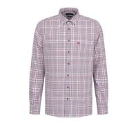 bugatti Men's Shirt Button-Down Long Sleeve Modern Fit, 950-red, S