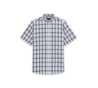 Bugatti Men's Short Sleeve Modern Fit Cotton Checked Shirt