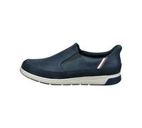 bugatti Men's Slip On mit Einfachem EIN Ausstieg und Gummizug Loafer, Dark Blue 4100, 9 UK