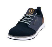 bugatti Men's Sneaker with memory foam in a sporty design, ergonomic fit, Dark Blue, 8 UK