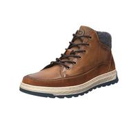 bugatti Men's Sneakerboot aus Leder mit Innenreißverschluss Fashion Boot, Cognac, 9.5 UK