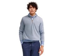 bugatti Men's Sweat Troyer Modern Fit with Stand-Up Collar and Zip