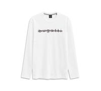 bugatti Men's Sweatshirt Pullover O-Neck Modern Fit, 10-White, L