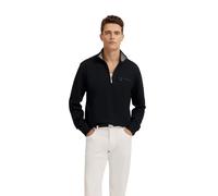 bugatti Men's Sweatshirt Troyer Chest Pocket Cotton, 390-navy, L