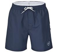 bugatti® - Men's Swimming Shorts in Blue, Green, Navy, Red, Black or Turquoise, Navy/Navy, M