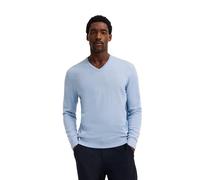bugatti Men's V-Neck Jumper, Light Blue-320, M