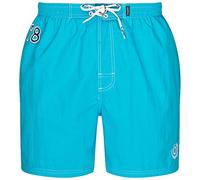 bugatti® - Modern men's swimming shorts in mint green, orange, navy blue, red, light blue or black, Turquoise_2., M