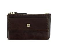 bugatti Neaples Cowhide Leather Key Case Key Organizer with Coin Compartment, Brown