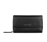 bugatti Purse Emilia Ladies Long Wallet with Flap Black