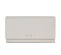 bugatti Purse Emilia Ladies Long Wallet with Flap Creme Creme-White