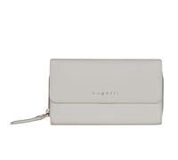 bugatti Purse Emilia Ladies Long Wallet with Flap Creme Creme-White