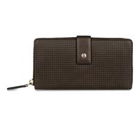 bugatti purse Noemi Ladies Long Zip Wallet Brown