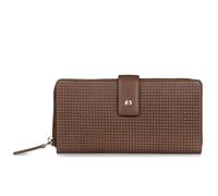 bugatti Purse Noemi Ladies Long Zip Wallet Cognac Brown