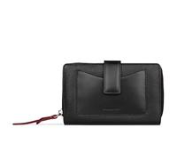 bugatti Purse Viola Ladies Zip Wallet Black - Red