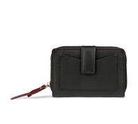 bugatti Purse Viola Ladies Zip Wallet Black - Red