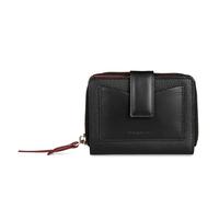 bugatti Purse Viola Ladies Zip Wallet Black - Red