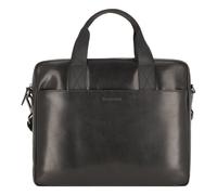 Bugatti Romano Briefcase Leather 38 cm Laptop compartment black