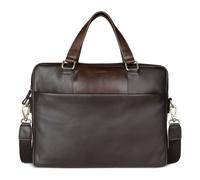 Bugatti Ryan Briefcase Genuine Leather 39 cm Laptop compartment brown