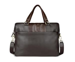 bugatti Ryan Business Bag Cowhide Leather with Compartment for 15 Inch Laptop, Men's Bag