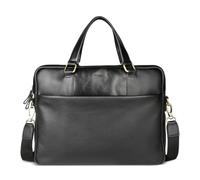 bugatti Ryan Men's 15 Inch Laptop Sleeve with Cowhide Leather